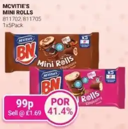 Bestway Mcvitie's mini rolls offer