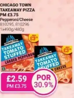 Bestway Chicago town takeaway pizza Pepperoni/Cheese offer