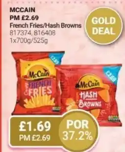 Bestway MCCAIN French Fries/Hash Browns offer