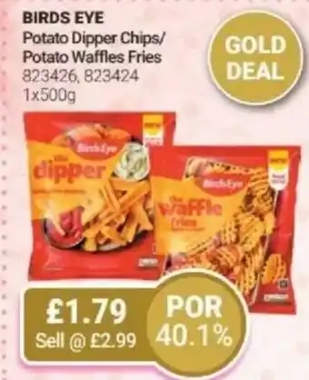 Bestway BIRDS EYE Potato Dipper Chips/ Potato Waffles Fries offer