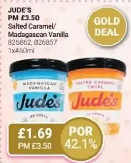 Bestway JUDE'S Salted Caramel/ Madagascan Vanilla offer
