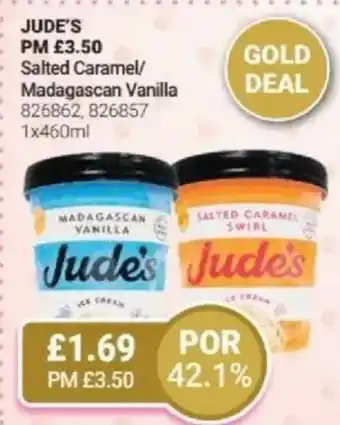 Bestway JUDE'S Salted Caramel/ Madagascan Vanilla offer