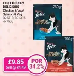 Bestway Felix doubly delicious Chicken & Veg/ Salmon & Veg offer