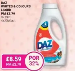 Bestway DAZ Whites & colours liquid offer