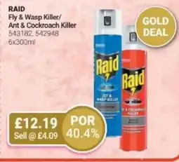 Bestway RAID Fly & Wasp Killer/ Ant & Cockroach Killer offer