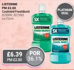 Bestway LISTERINE Coolmint/FreshBurst offer