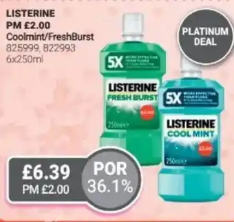 Bestway LISTERINE Coolmint/FreshBurst offer