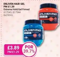 Bestway Enliven hair gel Extreme Hold/Gel Firmed offer