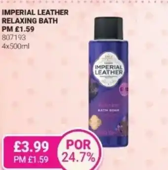 Bestway Imperial leather relaxing bath offer