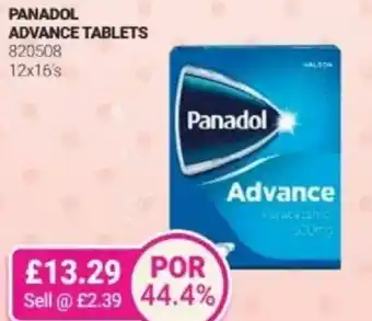 Bestway PANADOL Advance tablets offer