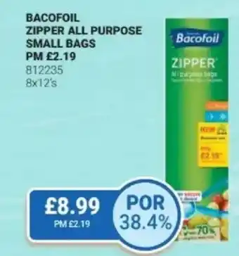 Bestway BACOFOIL Zipper all purpose small bags offer
