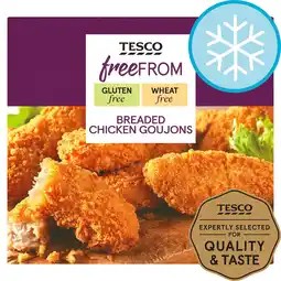 Tesco Tesco Free From Breaded Chicken Goujons 300G offer