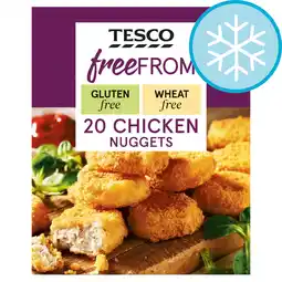 Tesco Tesco Free From Chicken Nuggets 20 Pack 400g offer