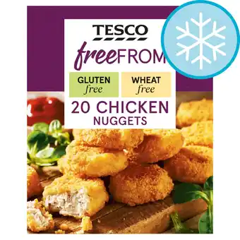 Tesco Tesco Free From Chicken Nuggets 20 Pack 400g offer