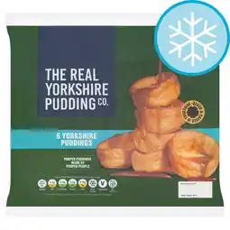 Tesco The Real Yorkshire Pudding Co. 6 Gluten Free Yorkshire Puddings 180G offer