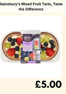 Sainsbury's Sainsbury's Mixed Fruit Tarts, Taste the Difference offer