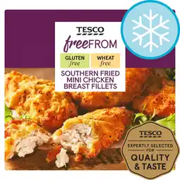Tesco Tesco Free From Southern Fried Mini Chicken Fillets 250G offer