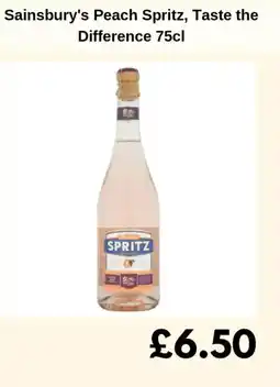 Sainsbury's Sainsbury's Peach Spritz, Taste the Difference offer