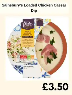 Sainsbury's Sainsbury's Loaded Chicken Caesar Dip offer