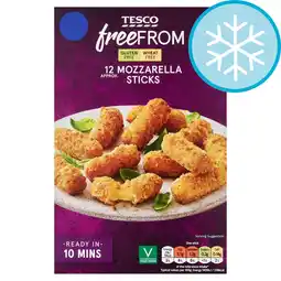 Tesco Tesco Free From 12 Mozzarella Sticks 180g offer