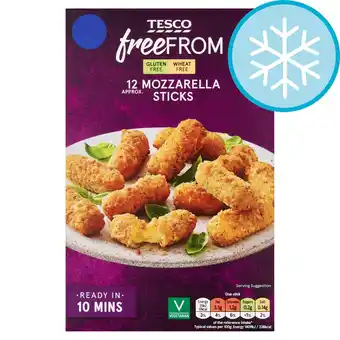 Tesco Tesco Free From 12 Mozzarella Sticks 180g offer