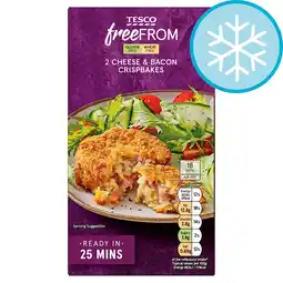 Tesco Tesco Free From Cheese & Bacon Crispbakes 227g offer