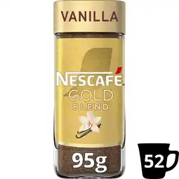 Tesco Nescafe Gold Blend Instant Coffee - Vanilla 95g offer