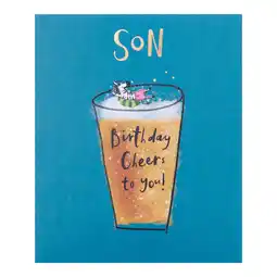 Asda George Home Son Birthday Card offer