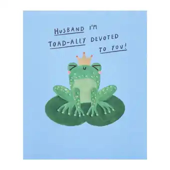 Asda George Home Husband Birthday Card offer