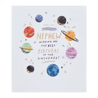Asda George Home Nephew Birthday Card offer