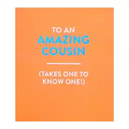 Asda George Home Cousin Birthday Card offer