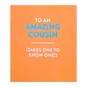 Asda George Home Cousin Birthday Card offer
