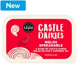 Morrisons Castle Dairies Welsh Spreadable Butter 500g offer