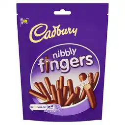Tesco Cadbury Nibbly Fingers Biscuits 125G offer