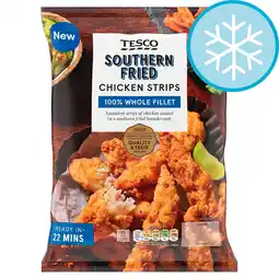 Tesco Tesco Southern Fried Chicken Breast Strips 400G offer