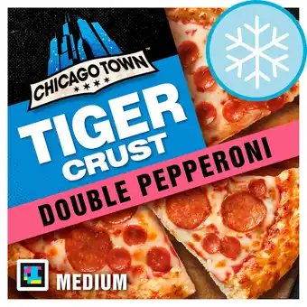 Tesco Chicago Town Tiger Crust Pizza - Double Pepperoni 320g offer