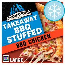 Tesco Chicago Town Takeaway Stuffed Crust BBQ Chicken Pizza 668g offer