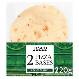 Tesco Tesco Sourdough Pizza Base 2 Pack 220G offer
