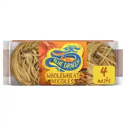 Tesco Blue Dragon Wholewheat Noodles 250g offer