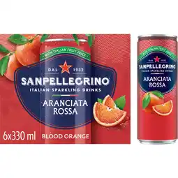 Tesco San Pellegrino Blood Orange Soft Drink Multipack 6x330ml offer