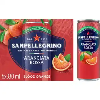 Tesco San Pellegrino Blood Orange Soft Drink Multipack 6x330ml offer