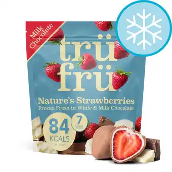 Tesco trüfrü Strawberry White & Milk Chocolate 200g offer