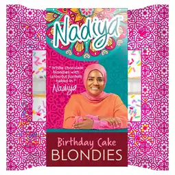 Tesco Nadiya Birthday Cake Blondies 198g offer