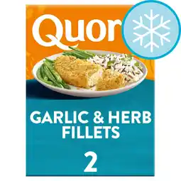 Tesco Quorn Garlic & Herb Fillets 2 Pack 200g offer