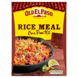 Tesco Old El Paso Chilli & Garlic Rice Kit 355G offer