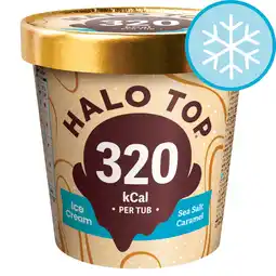 Tesco Halo Top Sea Salt Caramel Ice Cream 460ml offer