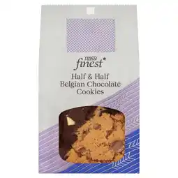 Tesco Tesco Finest Half and Half Cookies 4 pack offer