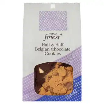 Tesco Tesco Finest Half and Half Cookies 4 pack offer