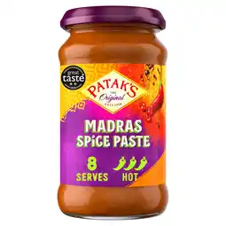 Tesco Patak's Madras Spice Paste Hot 283g offer