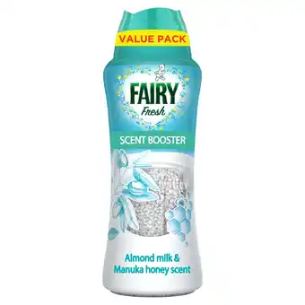Tesco Fairy In-Wash Scent Booster Almond Milk & Manuka Honey 420g offer